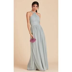 Birdy Grey Kiko Mesh Sage Green Gown - M